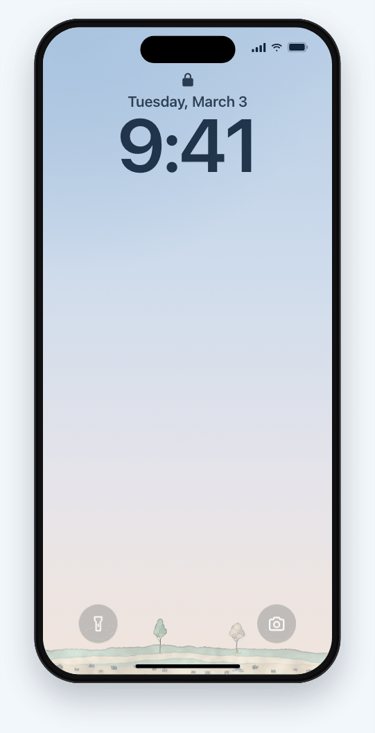 An iPhone lock screen receiving text messages from Levo and Cascade Home Health